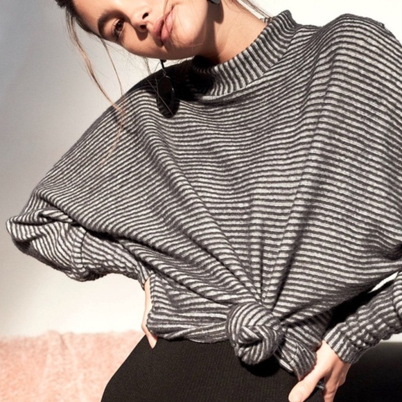Urban Outfitters Tops - UO | Out From Under Amelia Striped Mock Neck Top